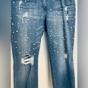Studio Untold Jeans Pearls
